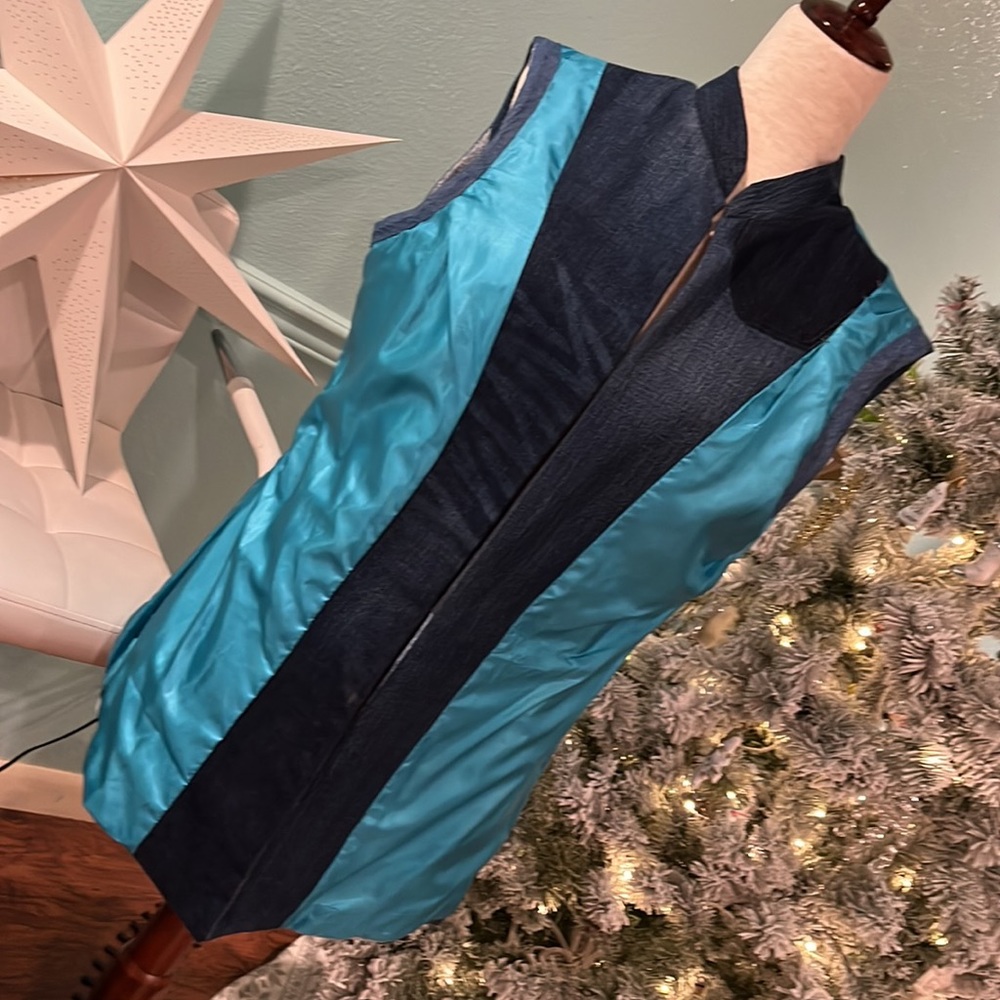 Patchwork Denim Vest - image 6